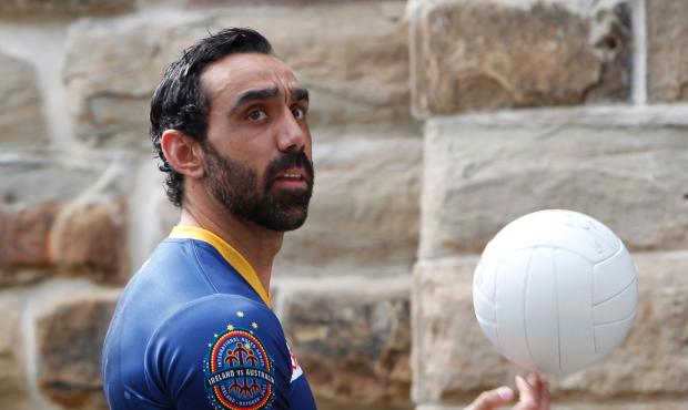 AFL 2013 Media - IRS Indigenous All Stars Squad Announcement Adam Goodes played a key role in the establishment of an indigenous team to represent Australia in the International Rules series - ${keywords}